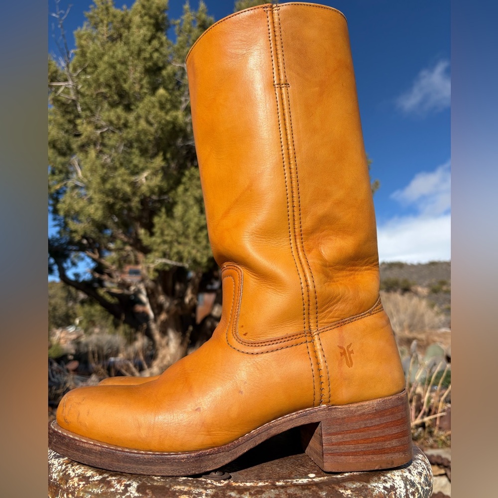 FRYE 🇺🇸 Campus 14L Boots Banana Sunrise